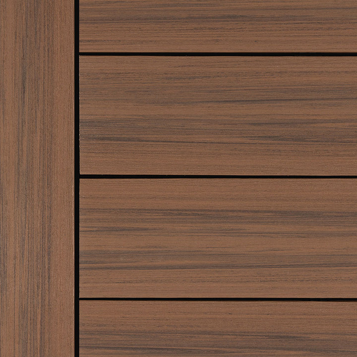 Close-up of Deckorators Voyage Deck Boards Installed in Mesa #color_mesa