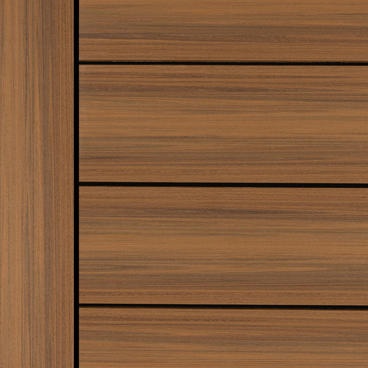 Close-up of Deckorators Voyage Deck Boards Installed in Sedona #color_sedona