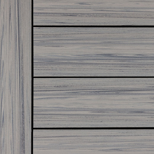 Close-up of Deckorators Voyage Deck Boards Installed in Tundra