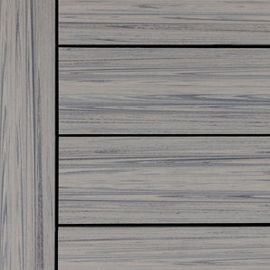 Close-up of Deckorators Voyage Deck Boards Installed in Tundra #color_tundra