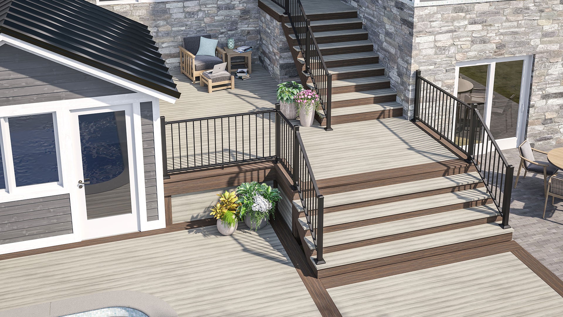 Find your perfect composite decking with Deckorators.