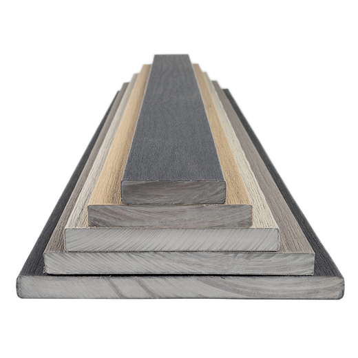 Close-up of Deckorators Voyage Varied-Width Deck Boards