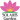 A stylized pink lotus flower with a yellow sunburst and green ground line above the words 'SOLARIS Garden' on a white background.