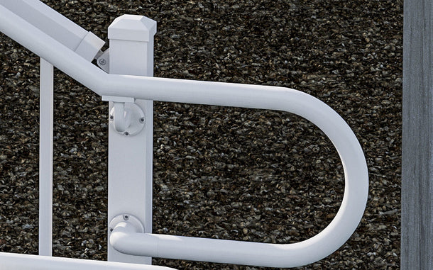 Ada Hand Railing Kit Deckorators® ADA-Compliant Metal Handrail System