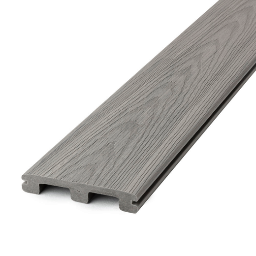 Angled Close-up Venture Grooved Deck Board in Saltwater